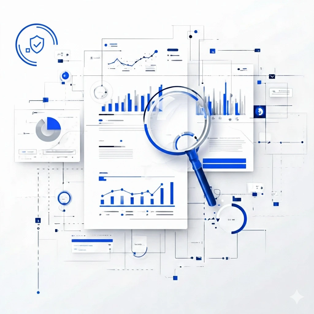 Dashboard met grafieken en data-analyse als visuele weergave van meetbare projectresultaten bij Blueprint 8